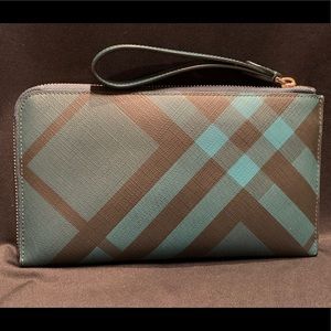 Burberry London Check Travel Wallet